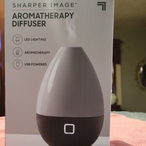 Sharper Image Black and Gray Aromatherapy Diffuser